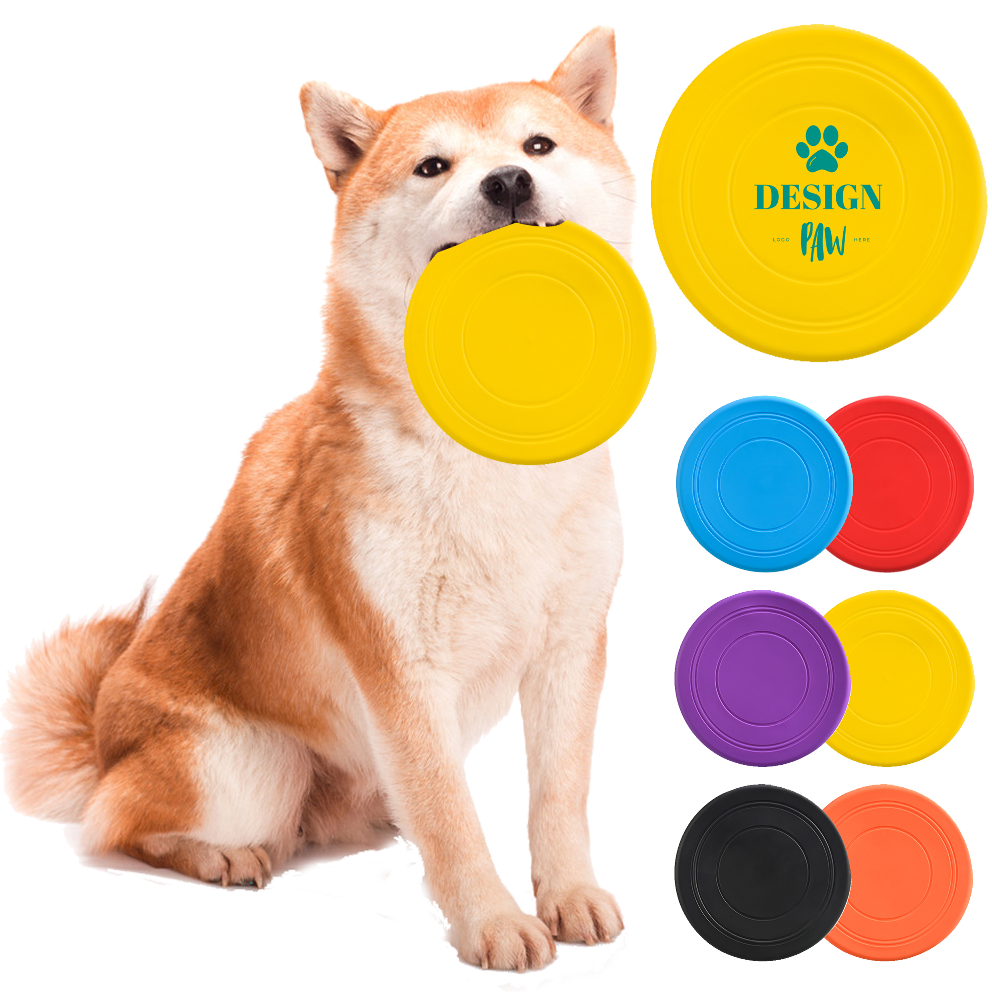 Soft Rubber Pet Flying Disc ?C Durable and Colorful 5