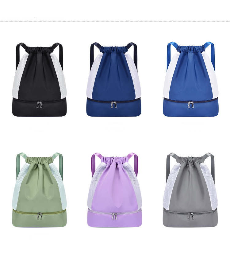 Dry-Wet separate Drawstring Bags