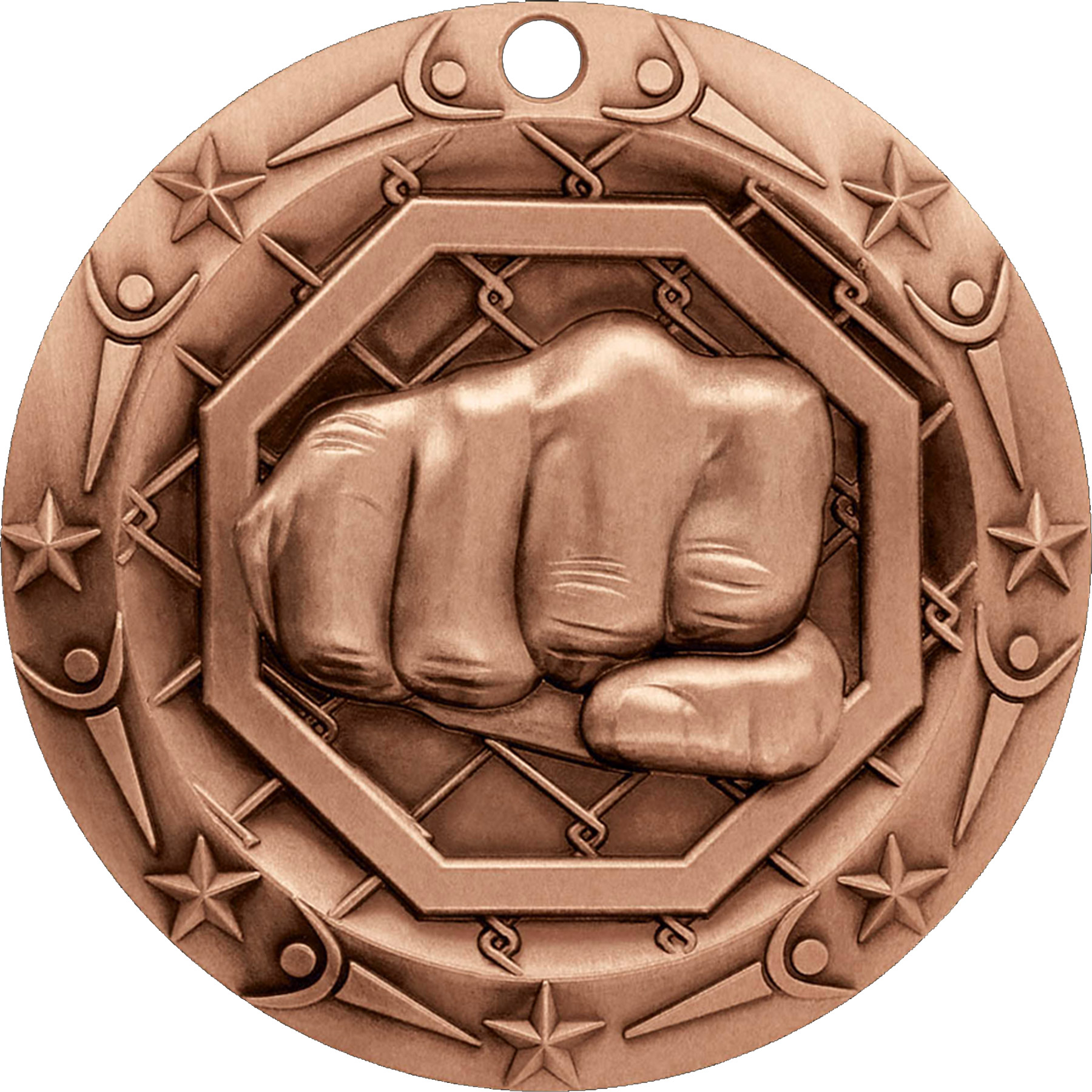 Stock World Class Sports & Academic Medals: MMA 7