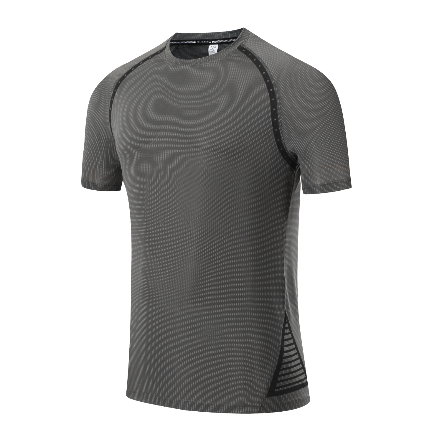 Men's Running Short Sleeve T-Shirt - Stock Style 11 16