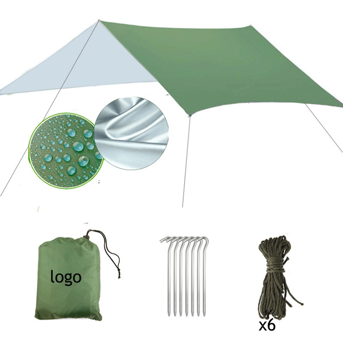Waterproof Camping Tarp Tent Rain Fly 1