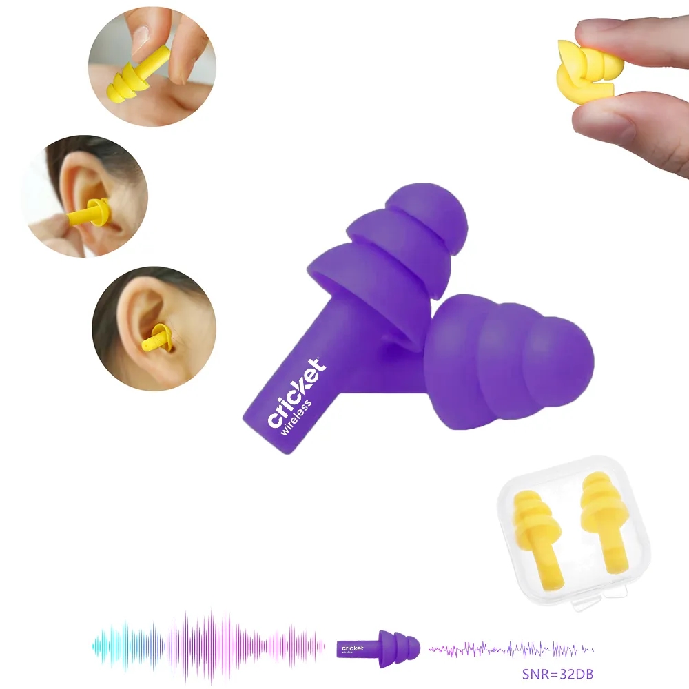 Safety Earplugs in clear case 2