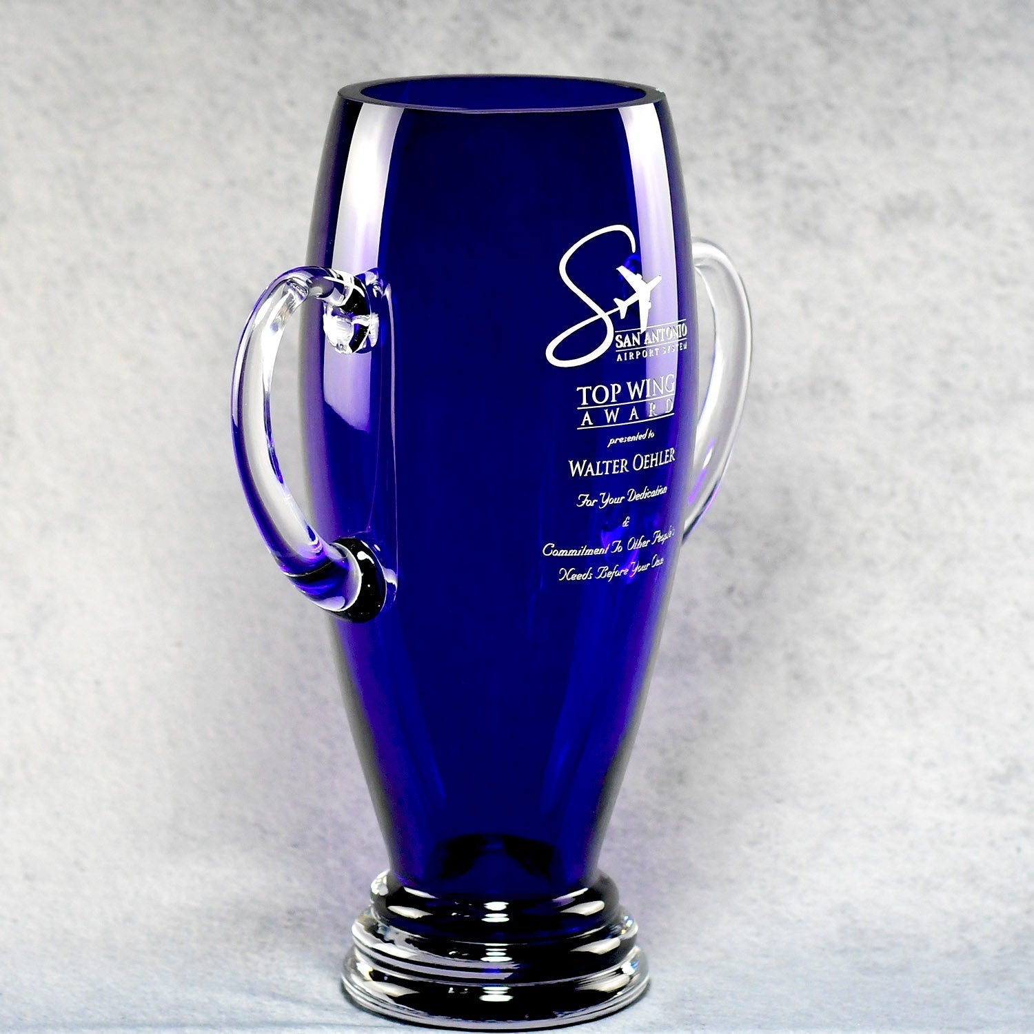 Tall Cobalt Blue Vase 3