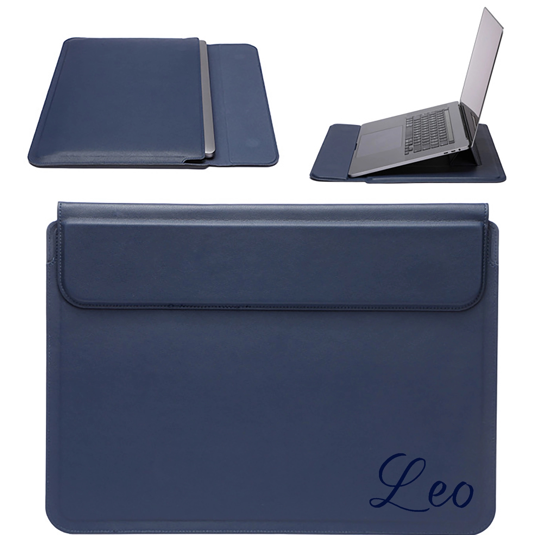 PU Laptop Sleeve with Stand 2