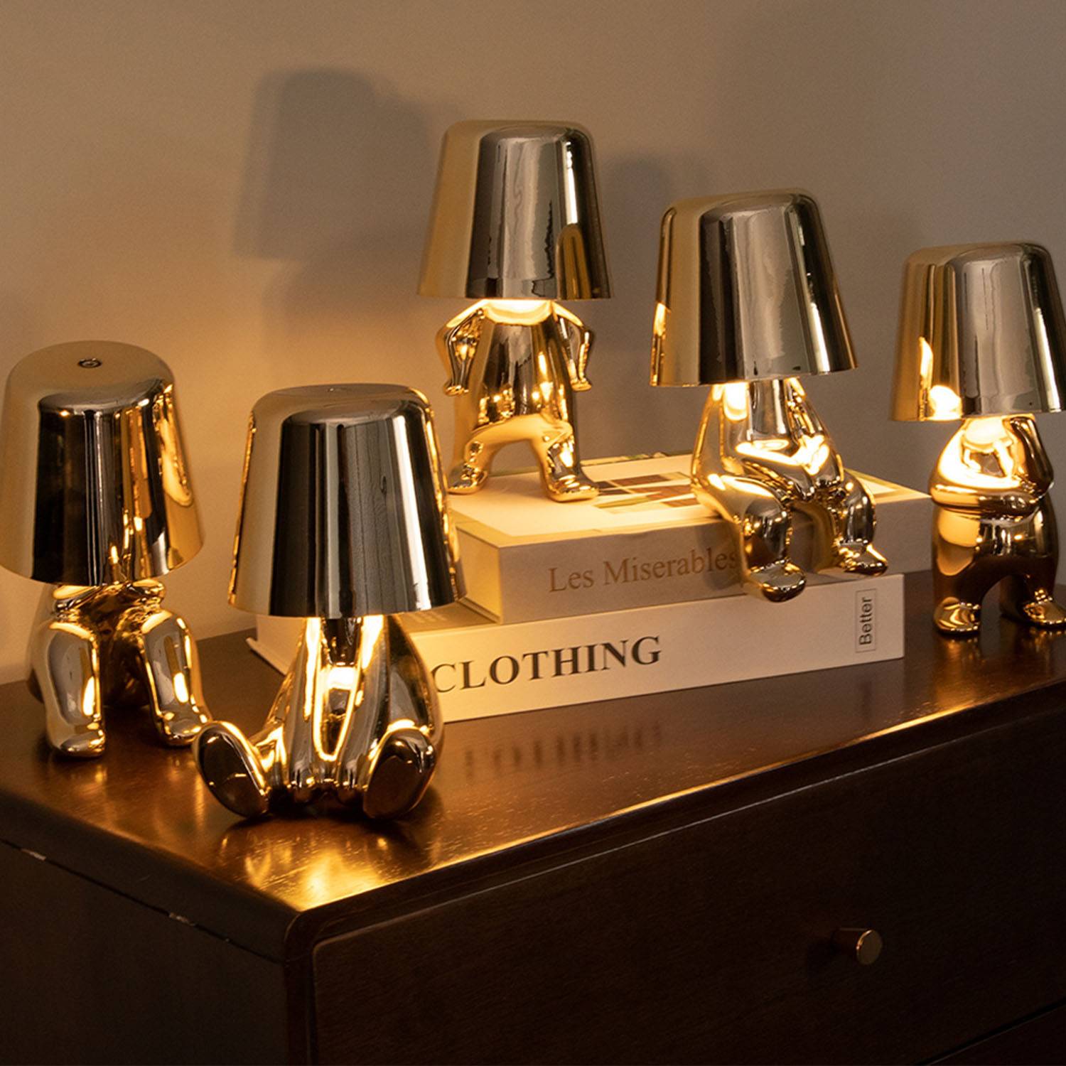 Resin sitting lamp nightlight ornaments 6