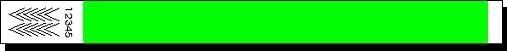 1" Tyvek Wristband - Neon - Black Light Sensitive 5