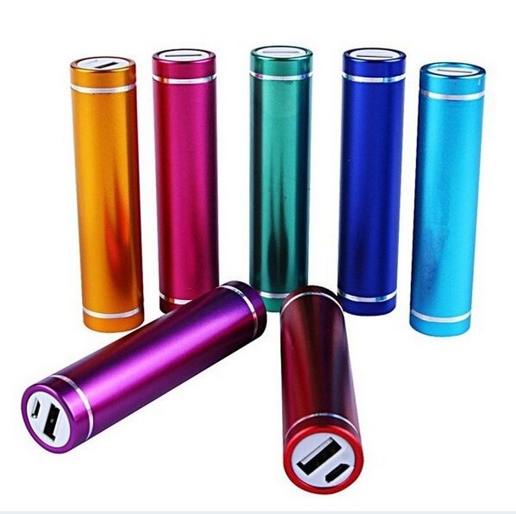 2000mAh Tube Aluminum Portable Charger 1