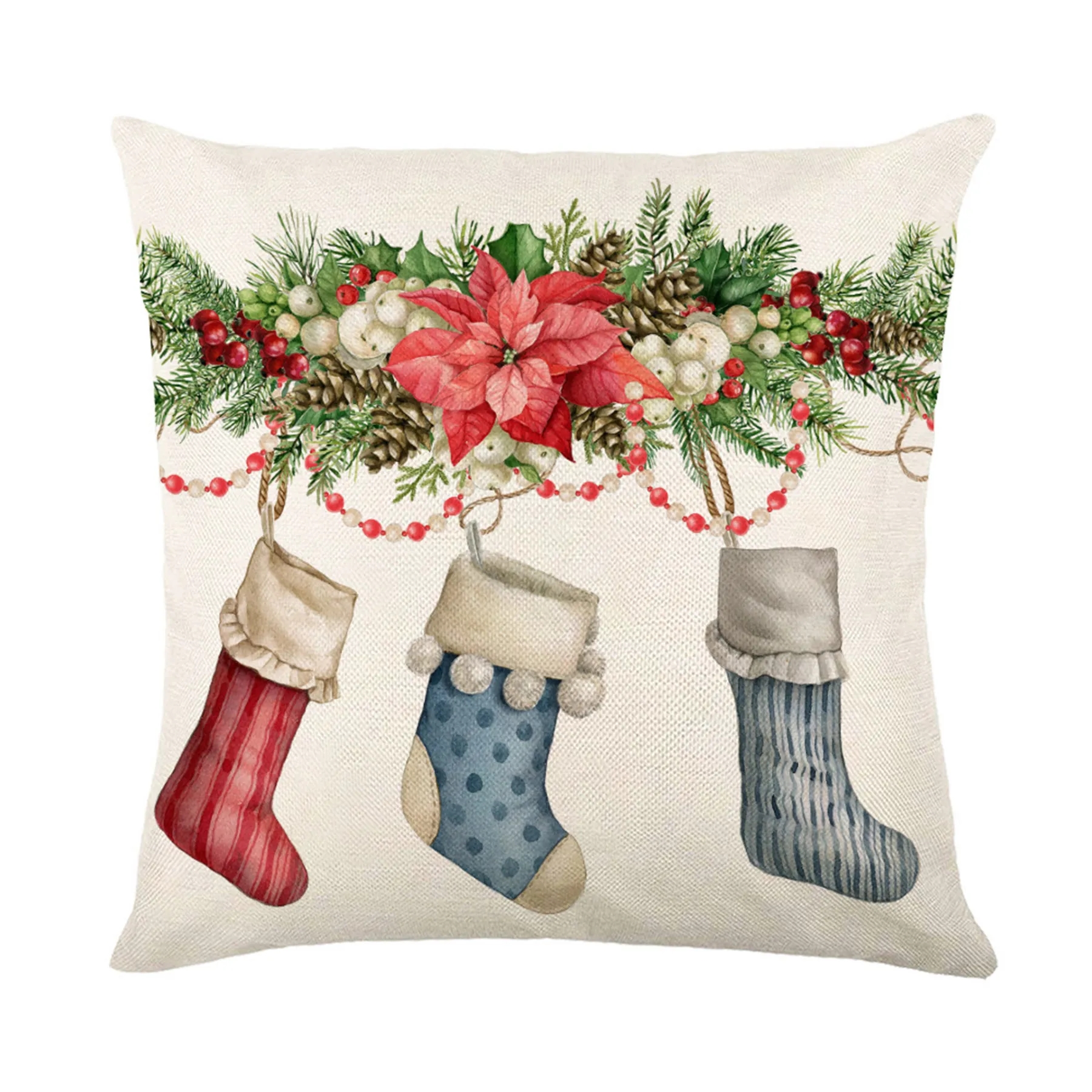 Christmas pillow case 3