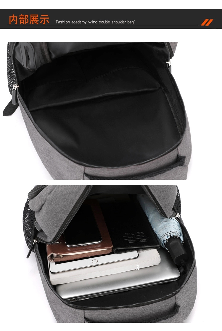 Custom Lightweight Laptops Backpacks with USB Port 10