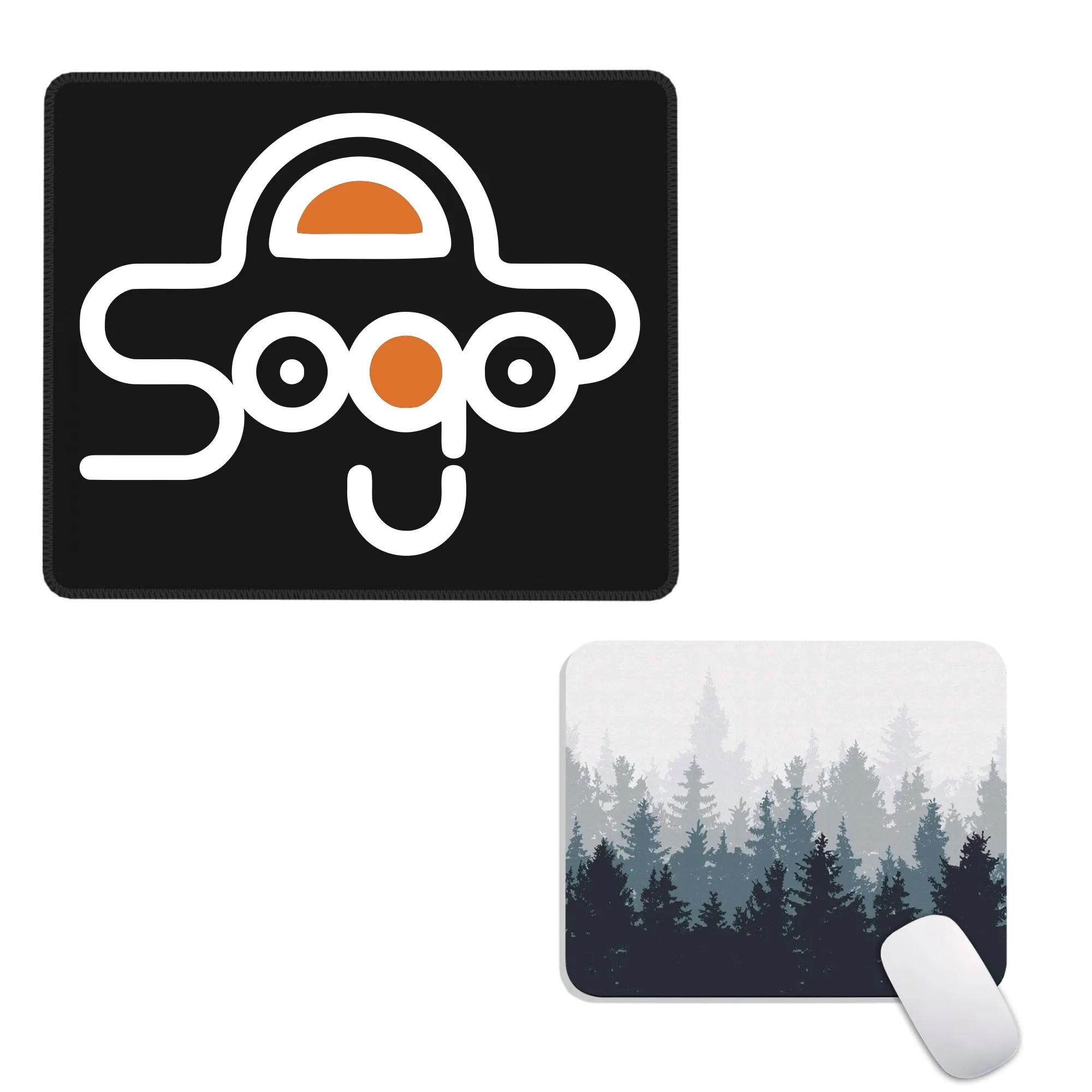 7" x 8.6" Full Color Mouse Pad with Stitched Edge MOQ 50