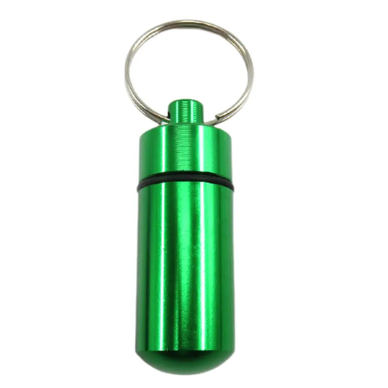 Mini Pill Holder Keychain Container 8