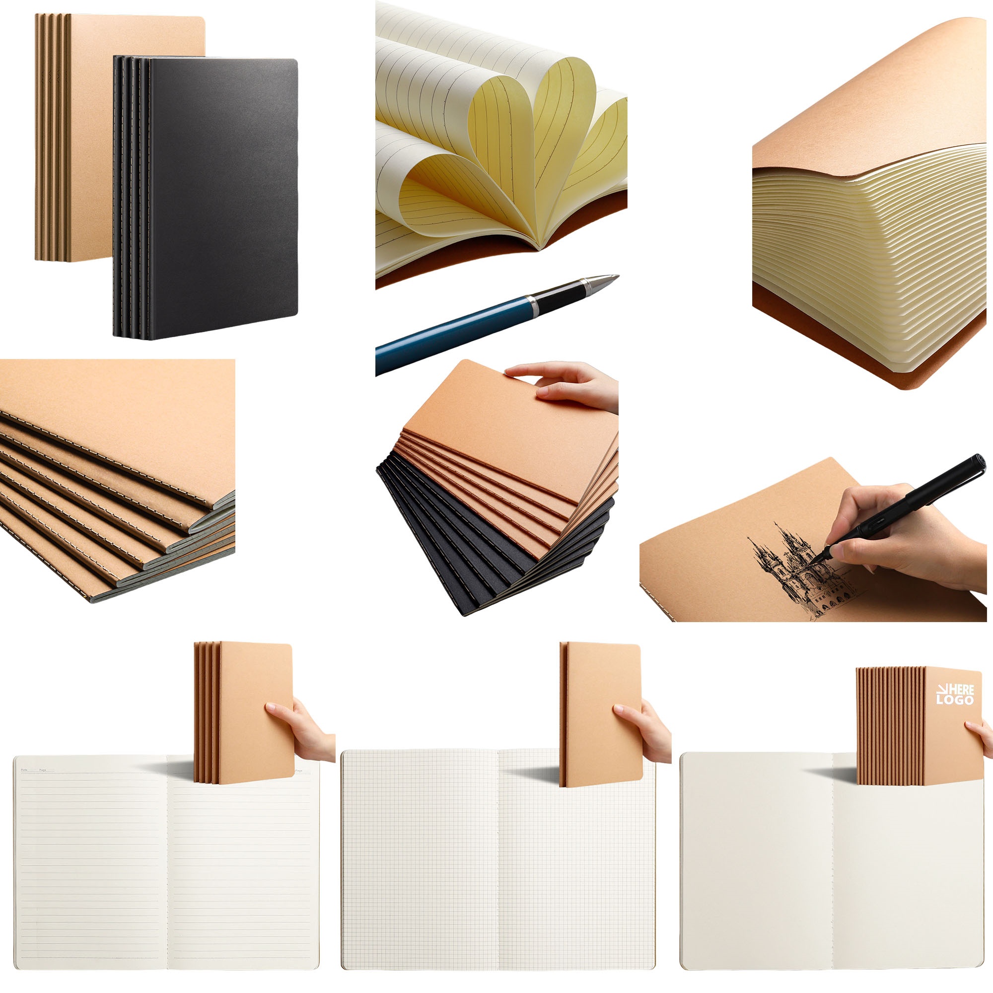 Kraft Sketch Composition Notebook 1