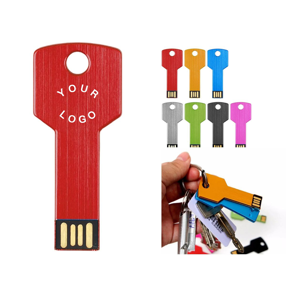 Portable USB Flash Drive with 8GB Storage 1