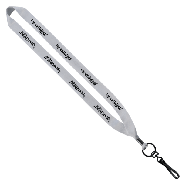 3/4" Polyester Lanyard with Metal Crimp & Swivel Snap Hook 23