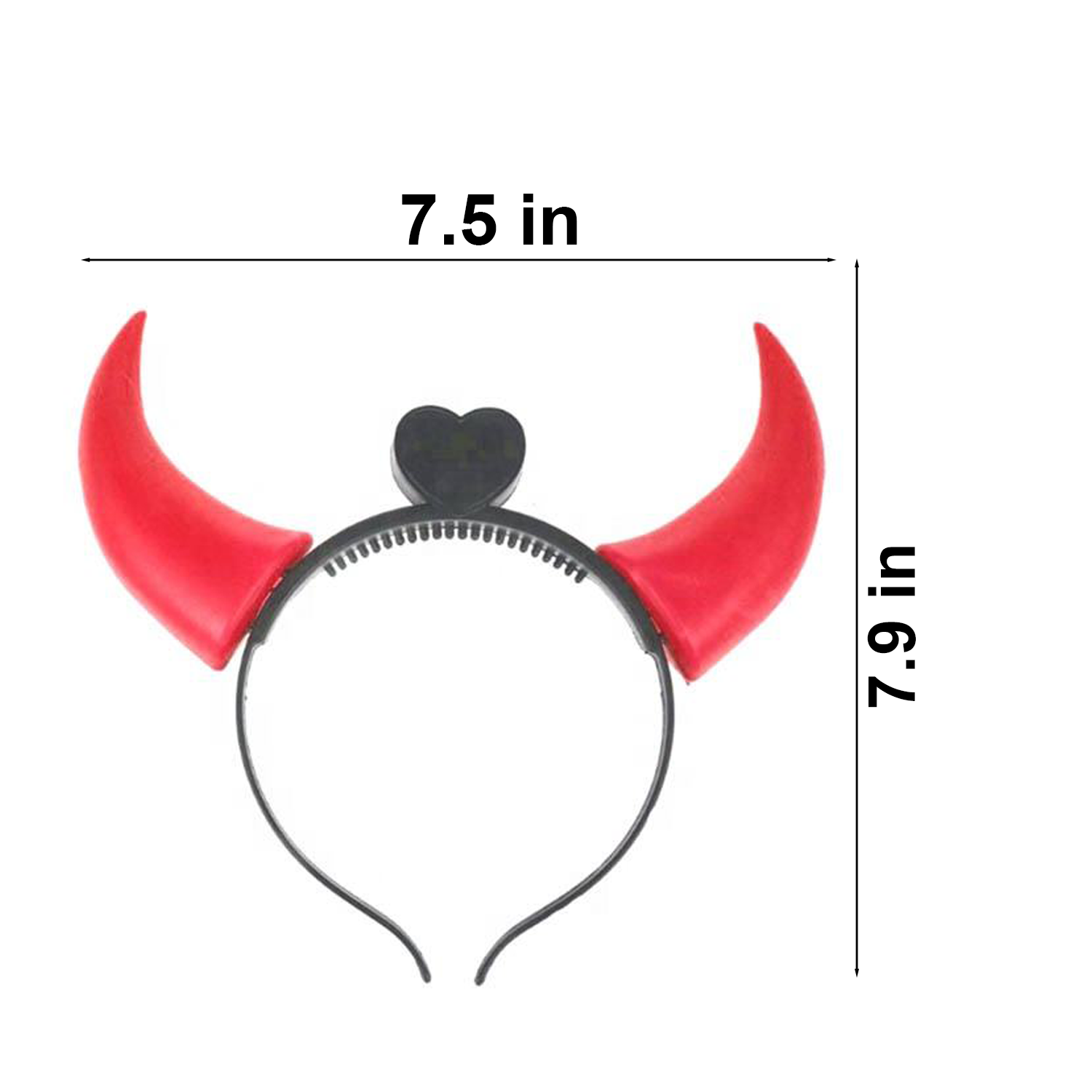 Halloween LED Devil Horns Light-Up Headband 7