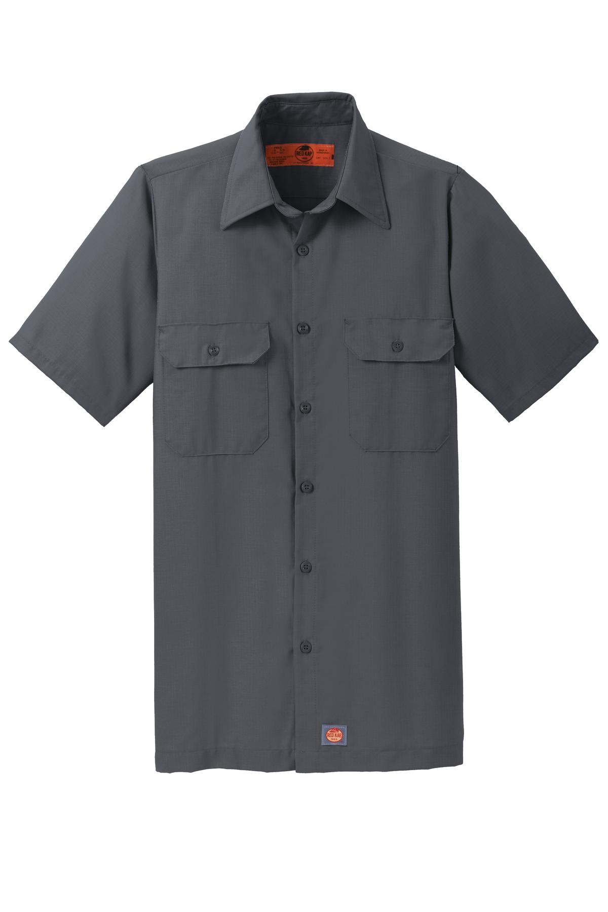 Red Kap Short Sleeve Solid Ripstop Shirt. SY60 22