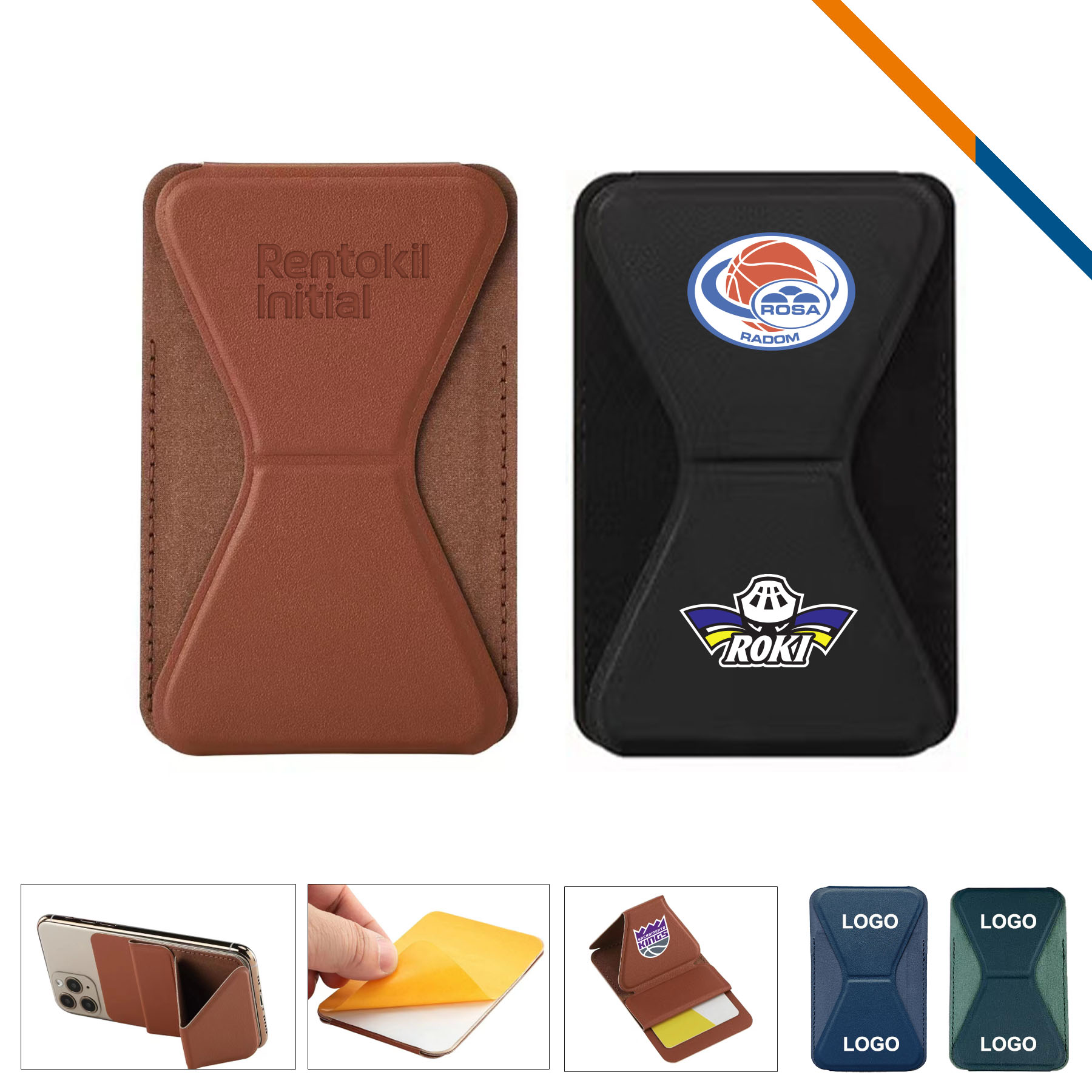 Magee 3in1 PU Leather Phone Stand 5