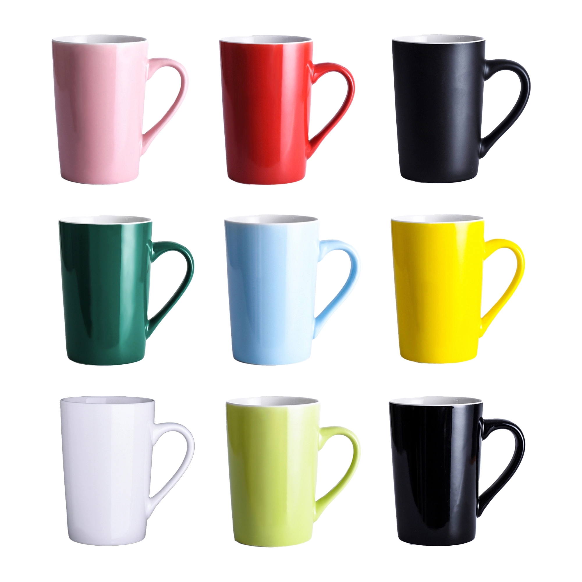 13oz. Ceramic Coffee Mugs with Handle 5