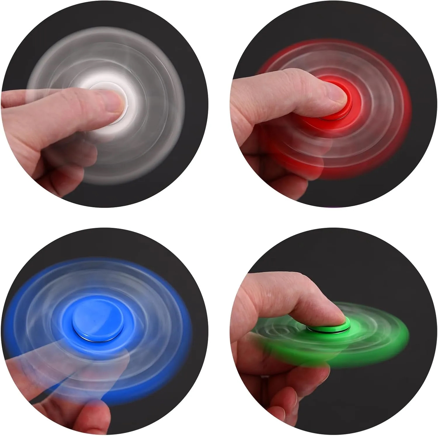 Funny Colorful Stress Relief Fingertip Gyroscope 8