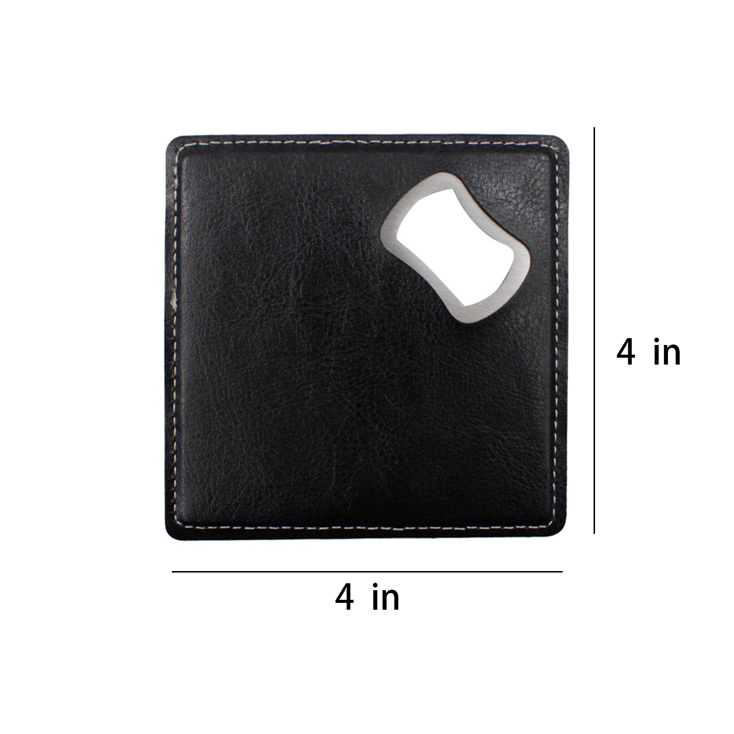 Square Bottle Opener Coaster 2