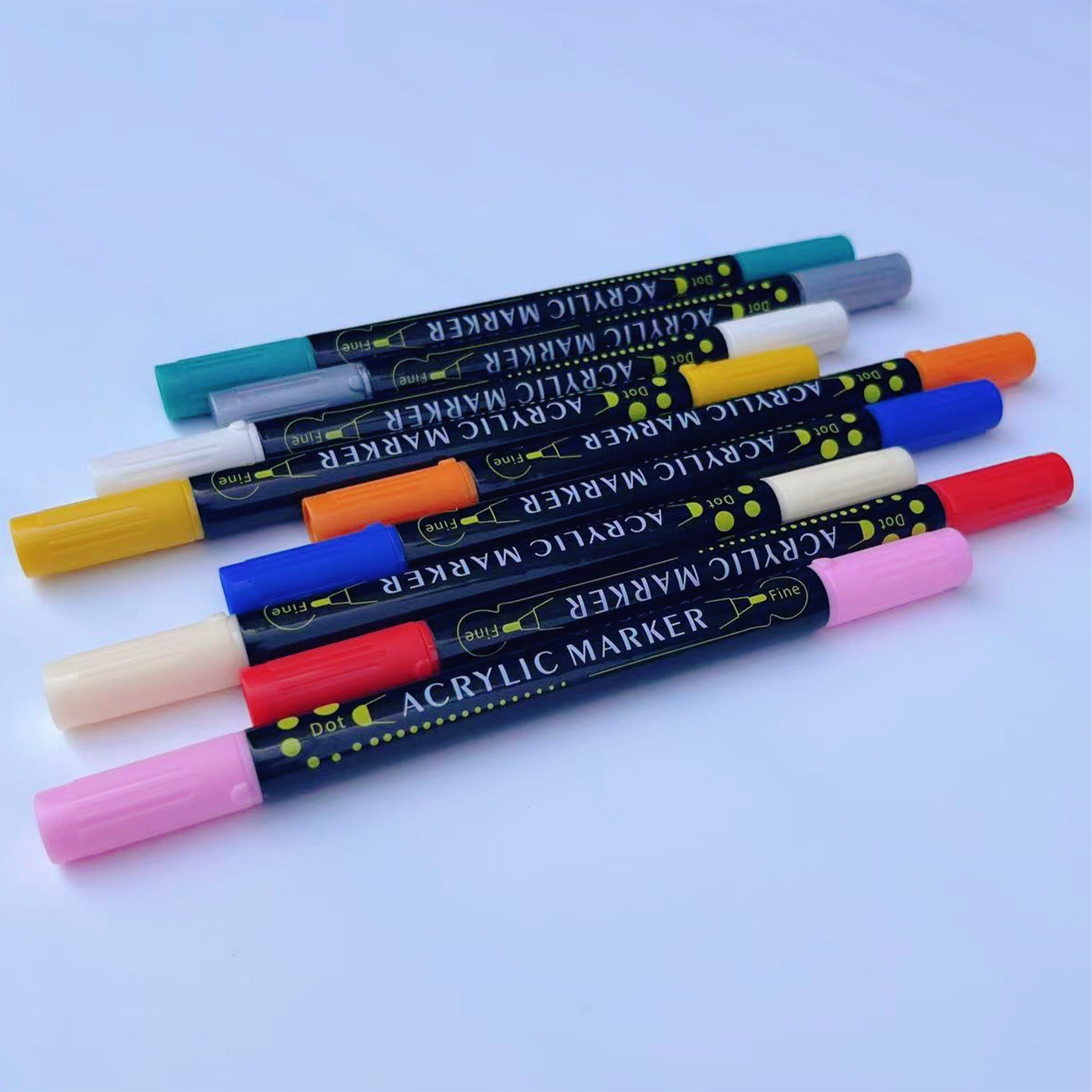 Plastic Water-Based Double-Ended Colored Pen 5