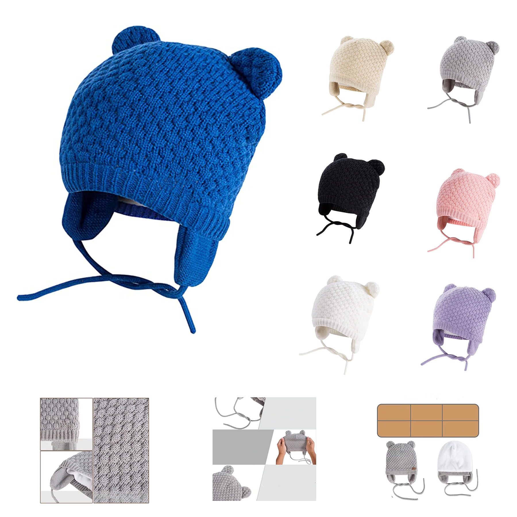 Baby Knitted Beanie 2