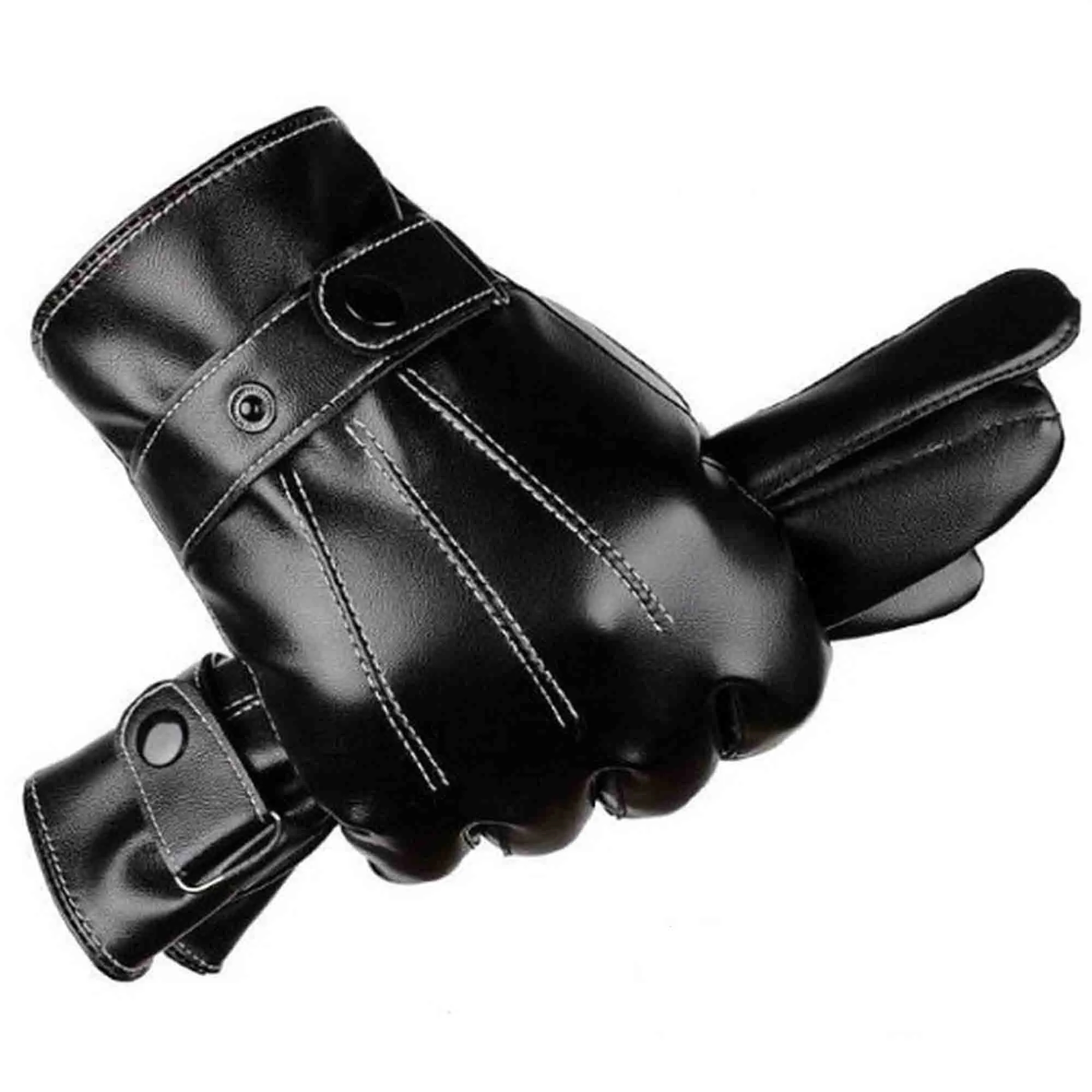 Leather Touch Screen Gloves 3