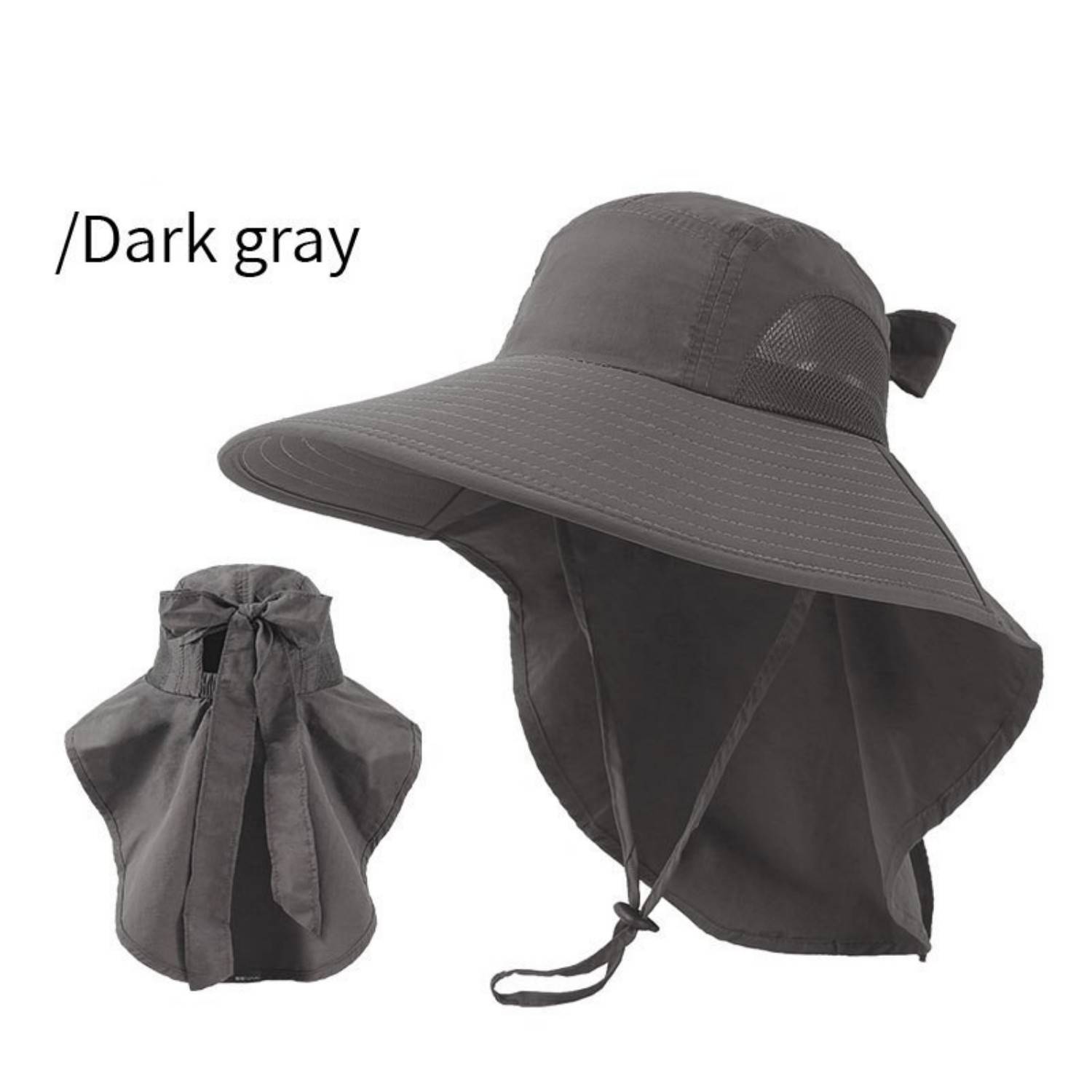 Adult UV Protection Wide Brim Polyester Sun Hat 12