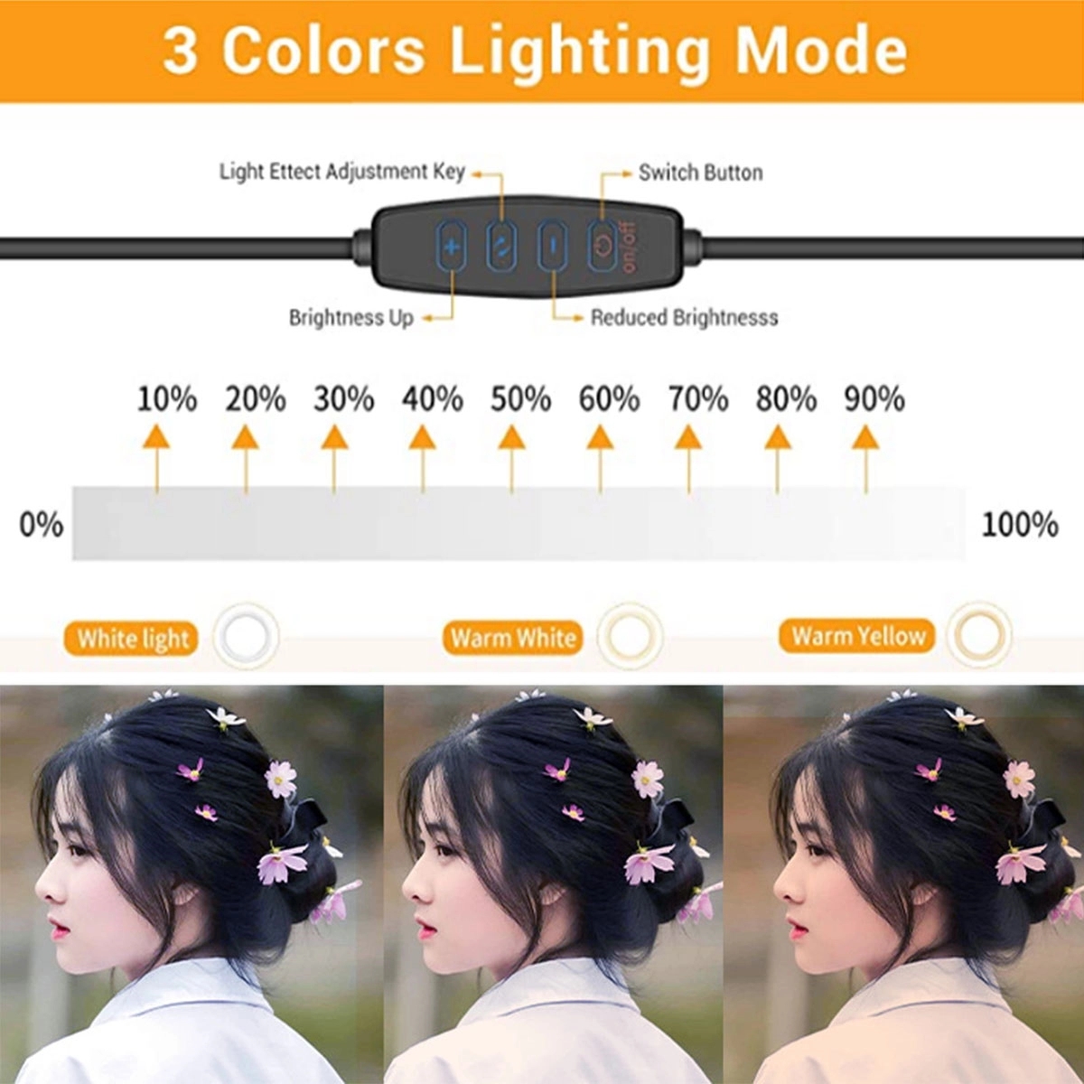 6.3'' Selfie Ring Light With Phone Holder 1