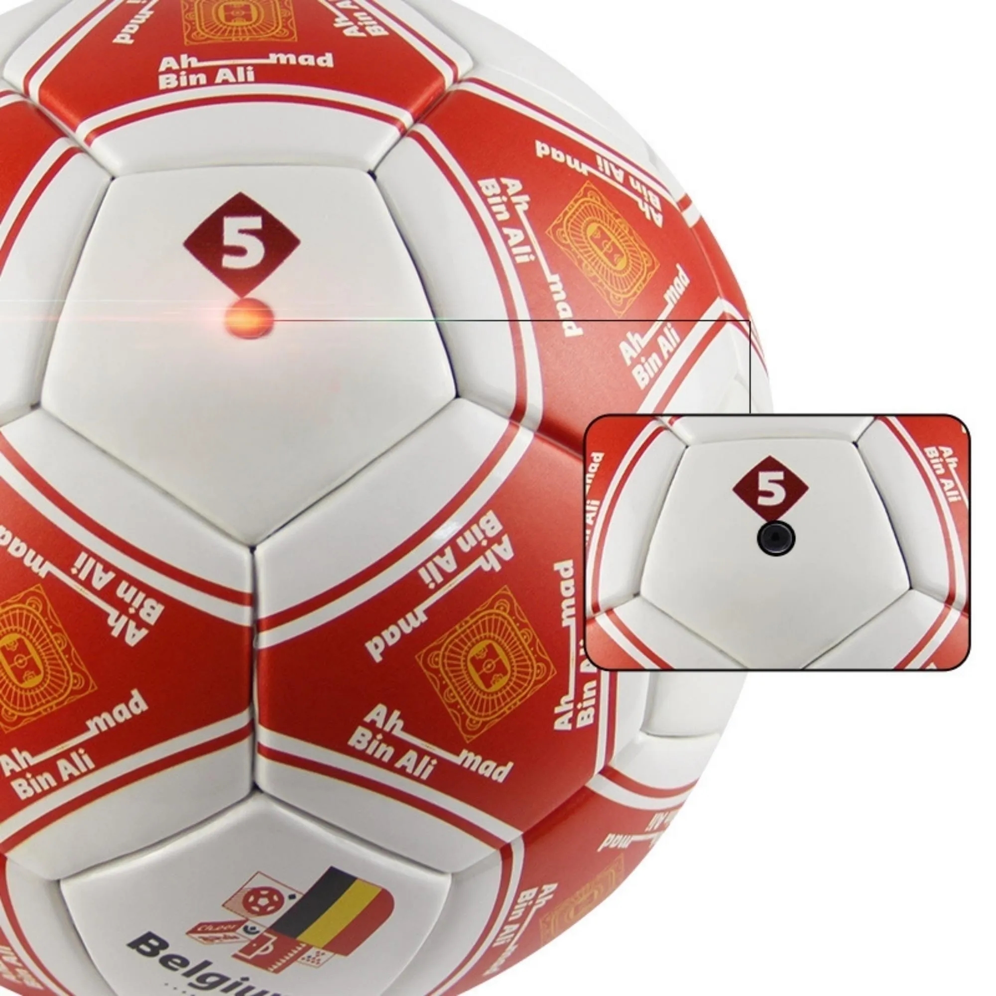 MOQ 20 PCS Full Color Soccer Balls Football Thermal Fit 5