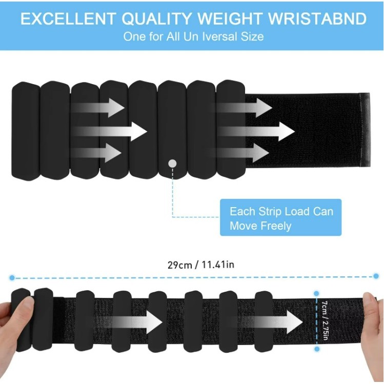 1LB Silicone Adjustable Sports Gym Band 3