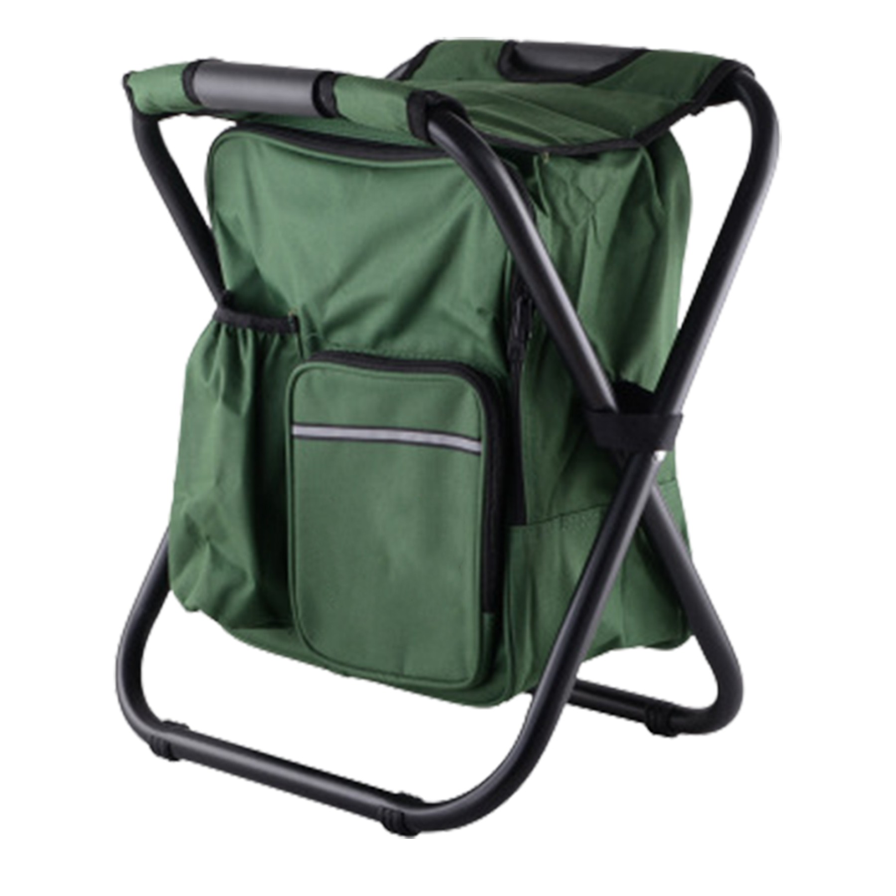 Folding Camping Stool With Cooler Bag 4