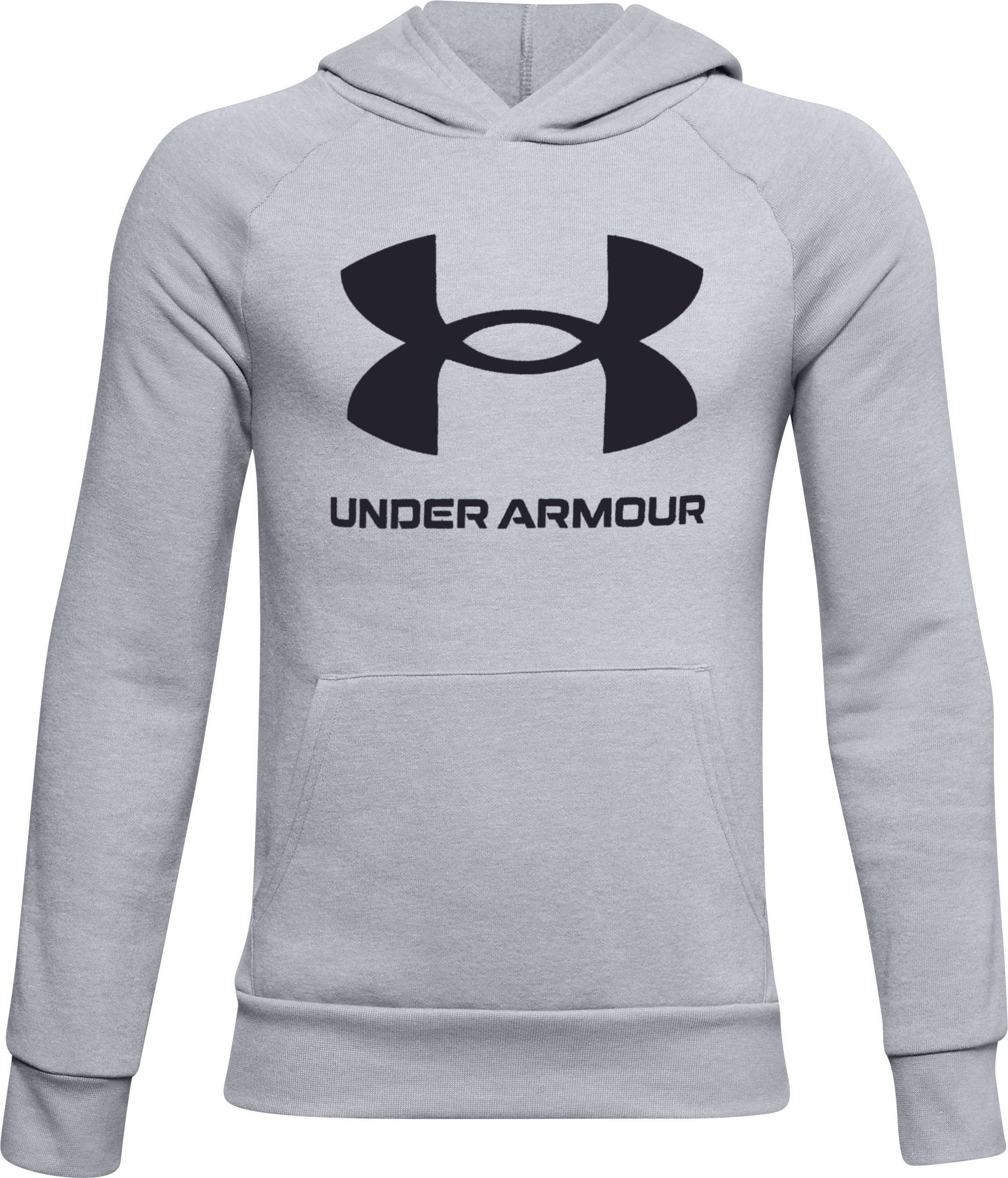 UA Rival Fleece Big Logo Boys' Hoodie, custom hoodie or sweatshirt with logo imprint 16