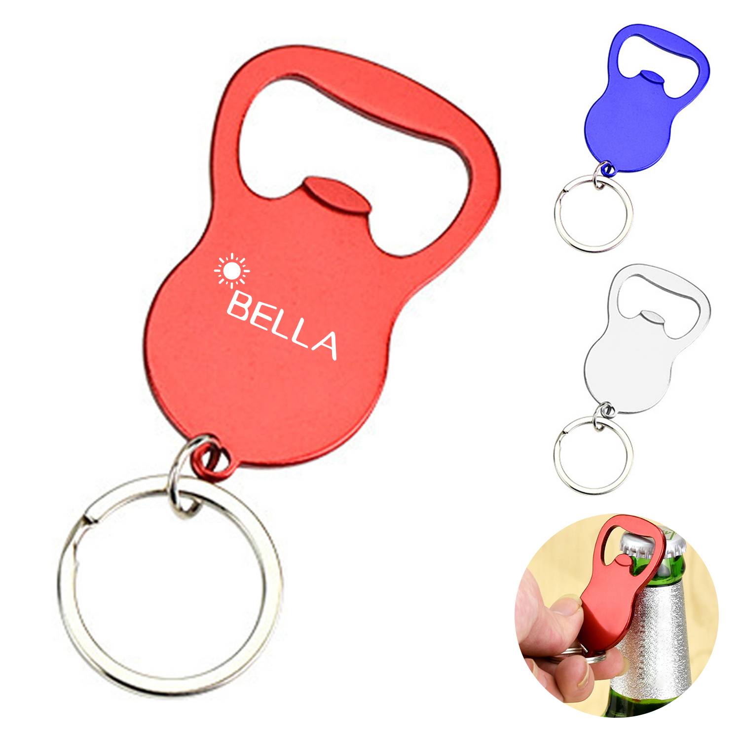 Beer aluminum alloy bottle opener