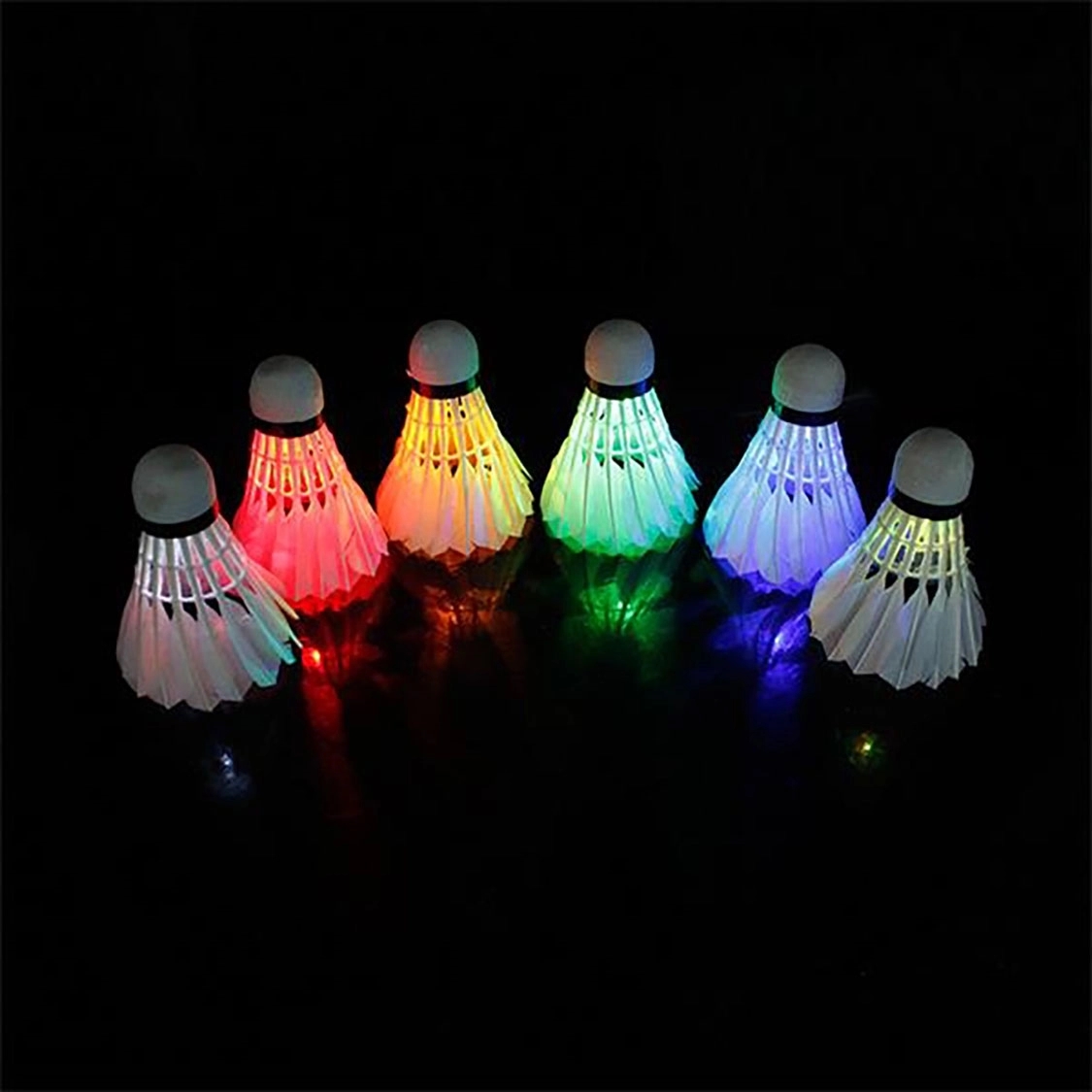 Badminton 4 Pack Tube Lighting Shuttlecocks 3