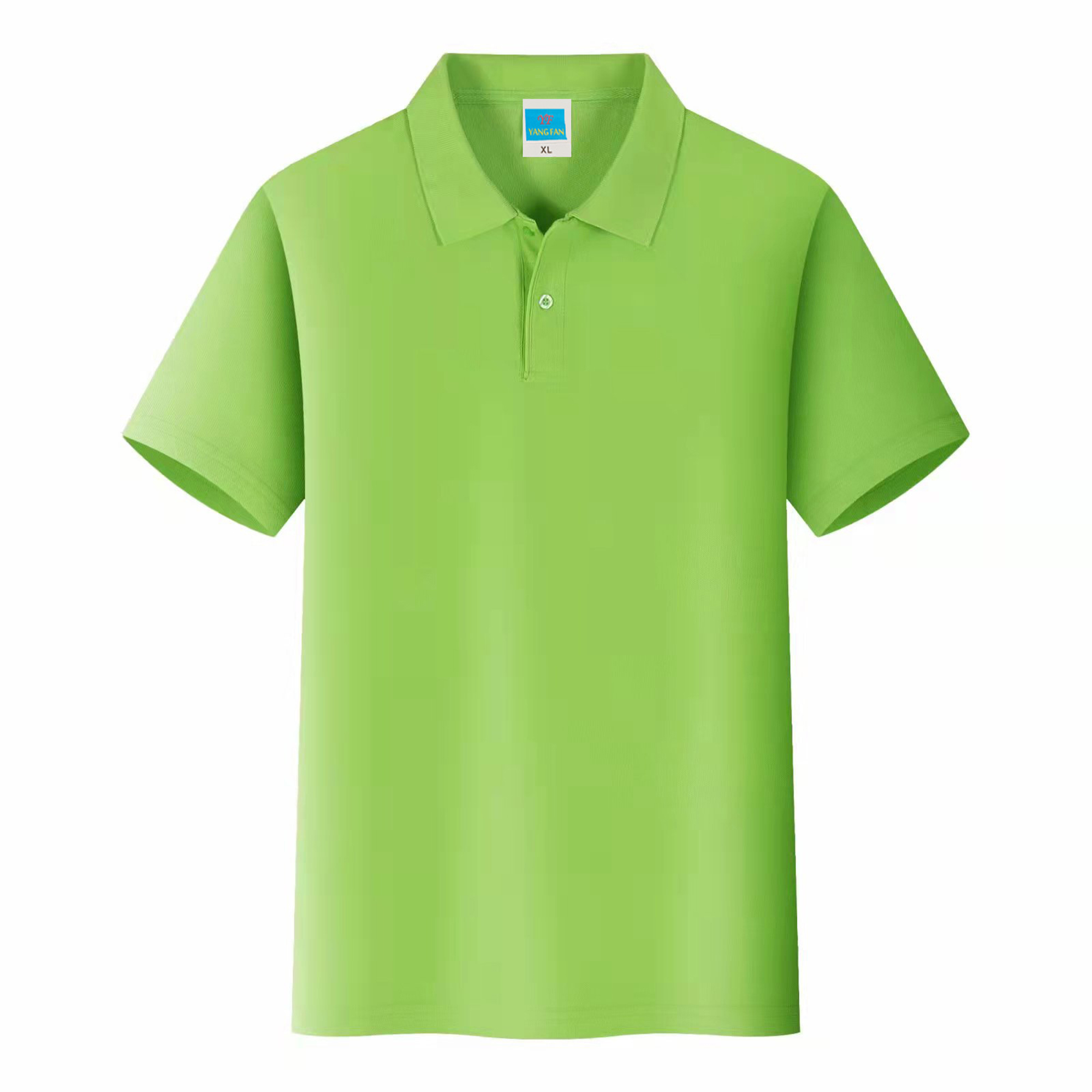 Cotton Printable Collar Short Sleeved Shirt 5