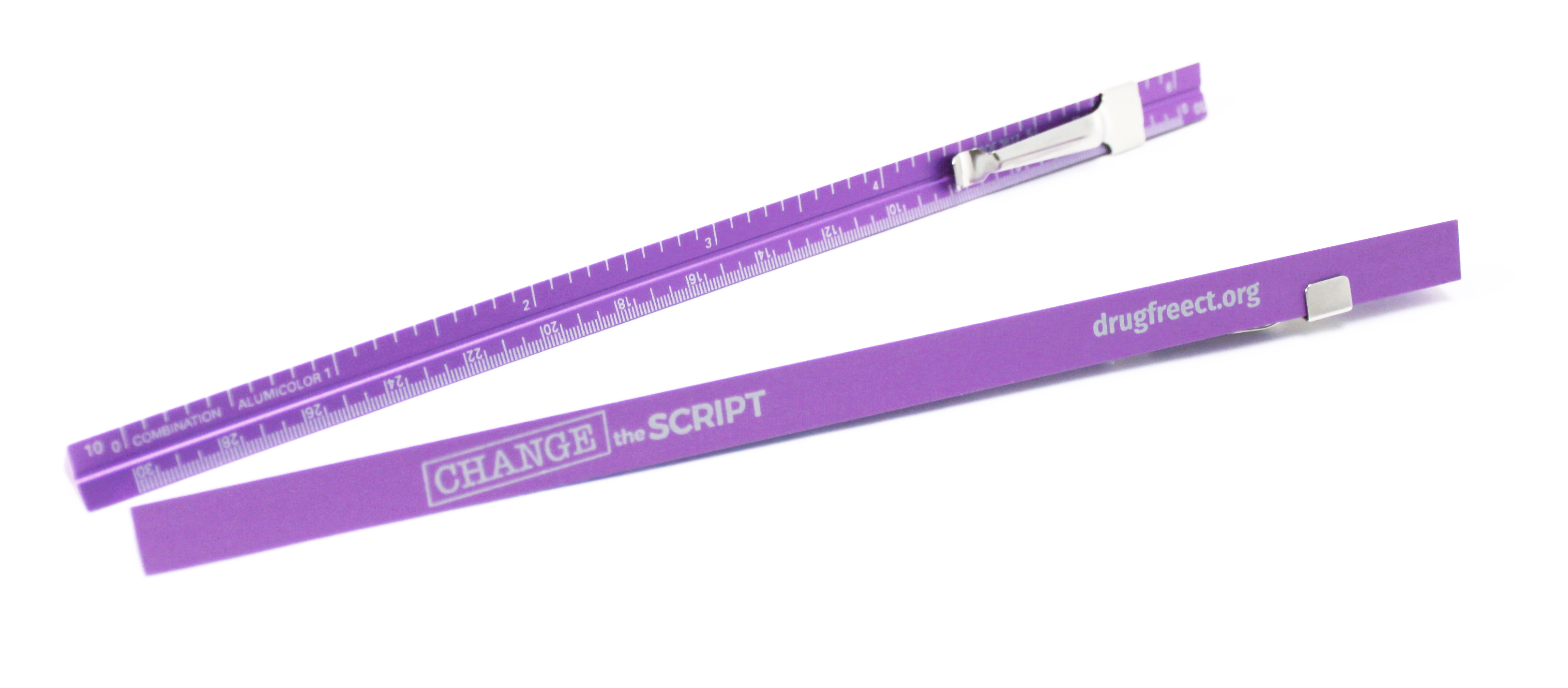 6" FLAT SIDE Combination Pocket Scale WITH pocket cliip 2