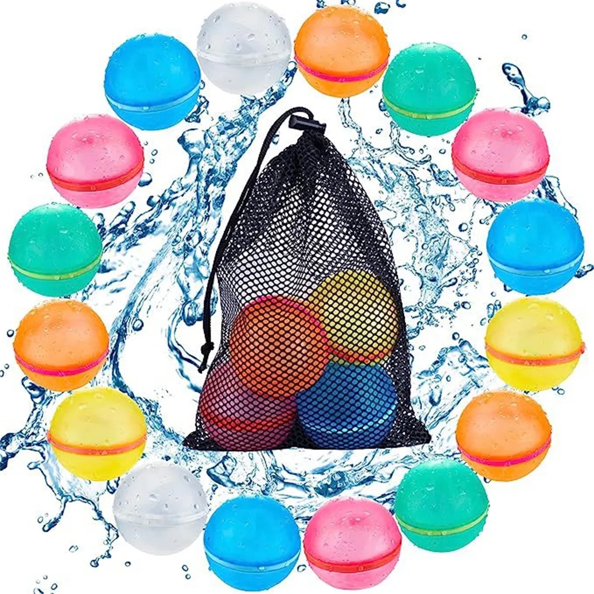 Reusable Magnetic Water Balloons Pool Beach Toys 1
