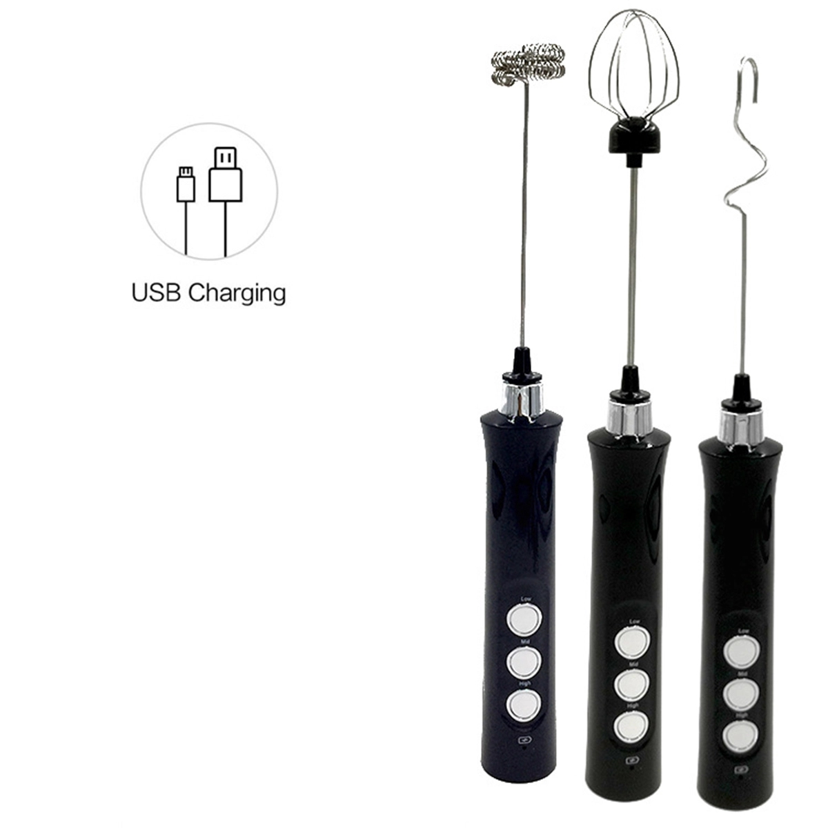 Electric Handheld Milk Frother 1