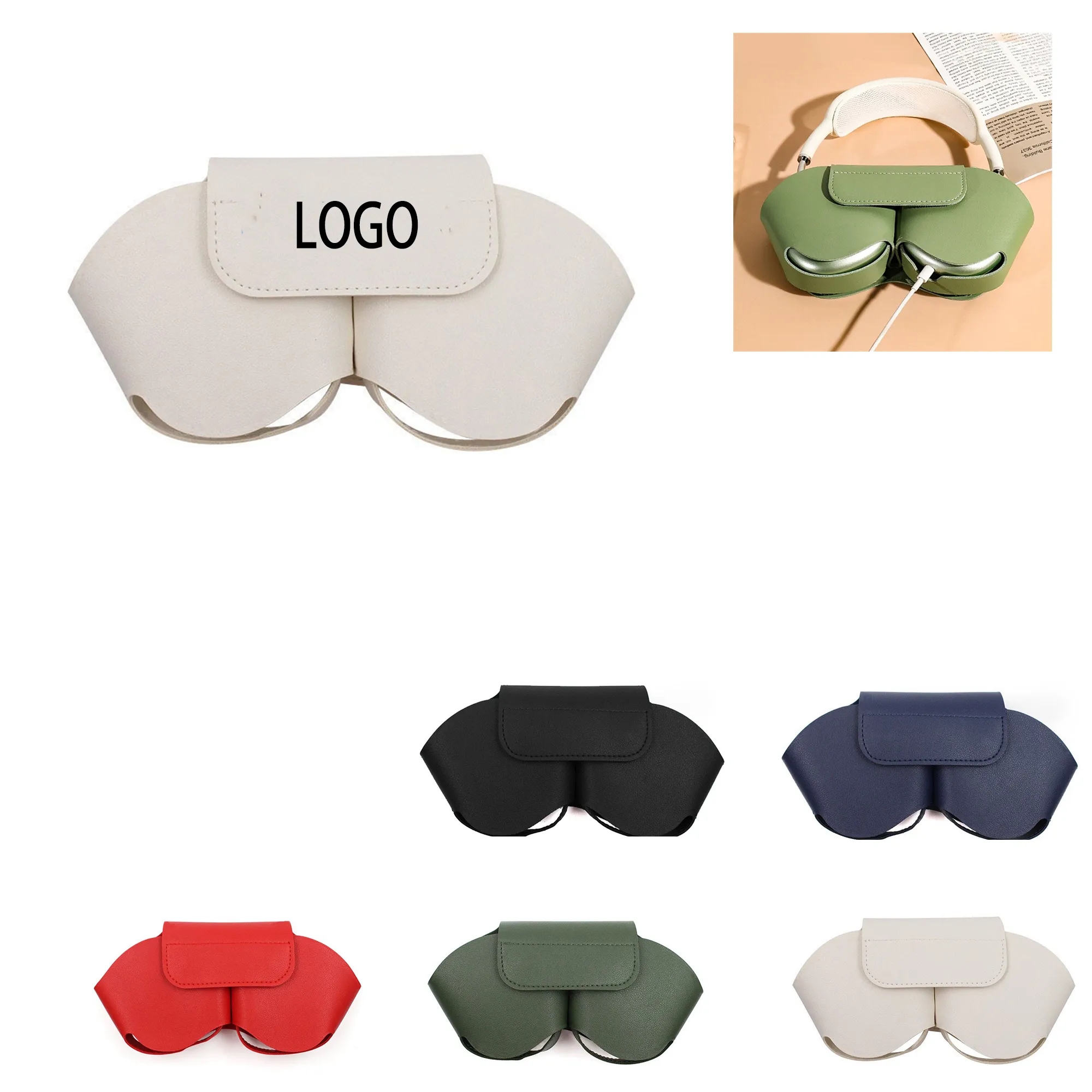 Premium Leather Headphone Case 12