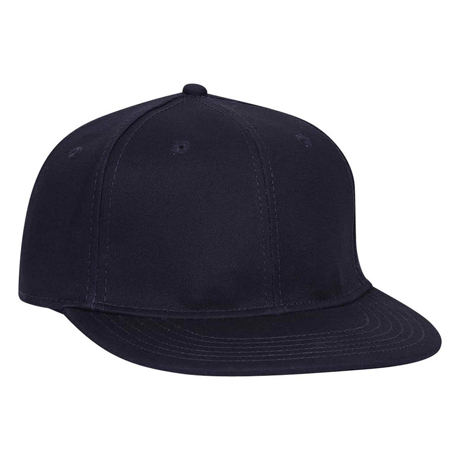 OTTO CAP® OTTO FLEX® Fitted 6 Panel Mid Profile Flat Visor Baseball Cap 3