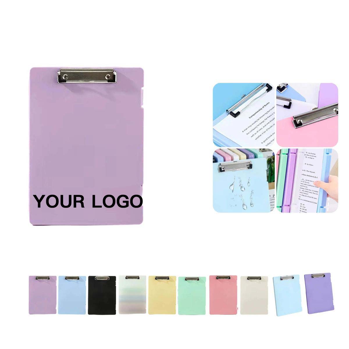 Clipboard File Storage Box for A4 Size Papers 13