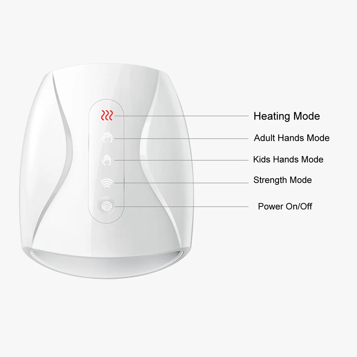 White Heat Therapy Hand Massager Healthcare Machine 3