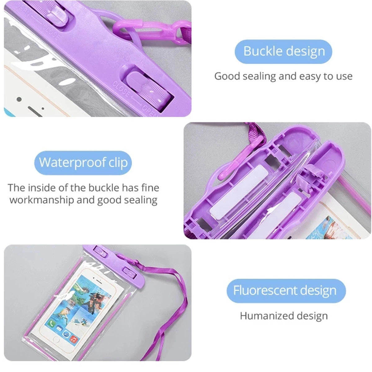 Universal Waterproof Phone Pouch With Lanyard Armband 1