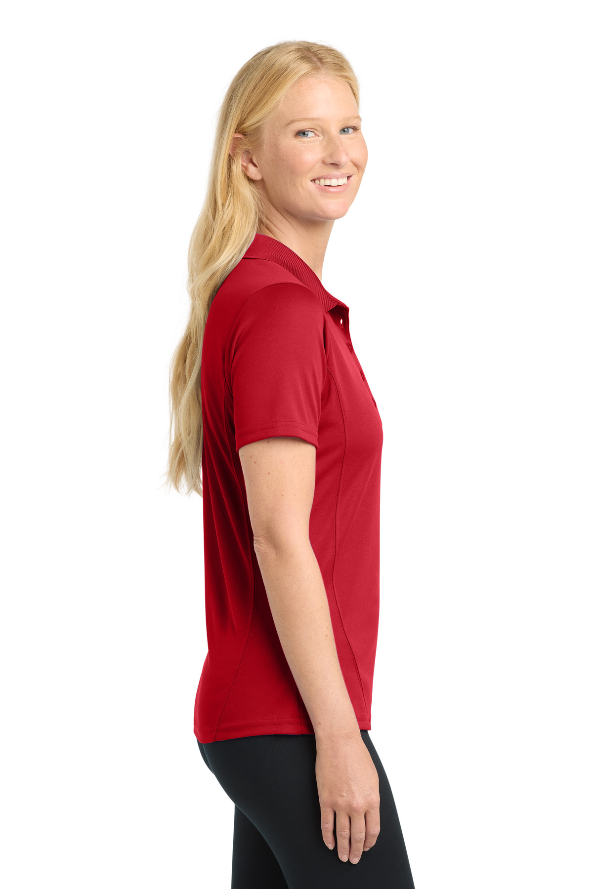 Sport-Tek Women's Dry Zone Raglan Accent Polo. L475 14