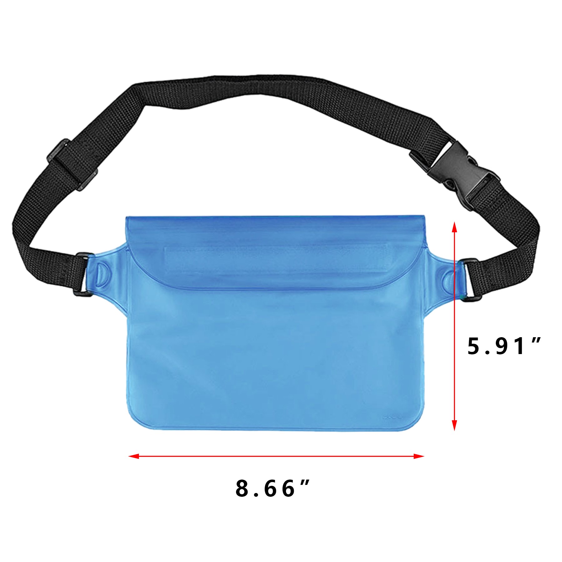 Waterproof Fanny Pack With Adjustable Waist Strap 5