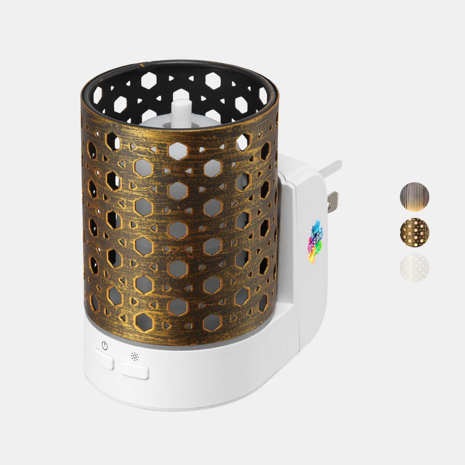 SERENE HOUSE® Metal Essential Oil Wall-Plug Diffuser 1