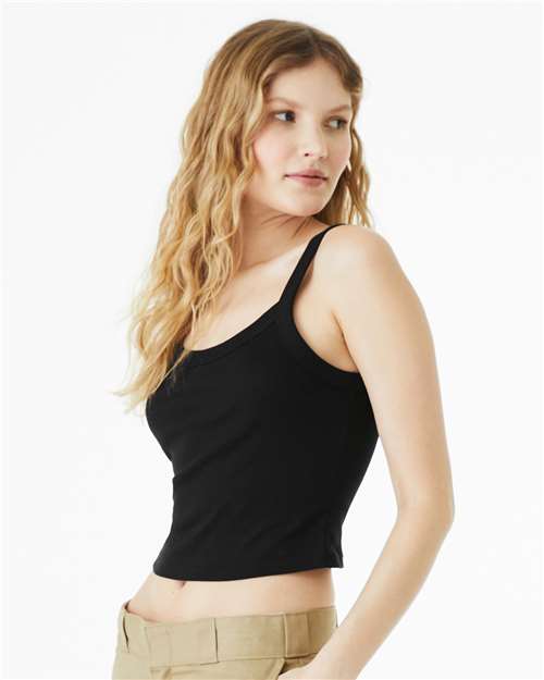 Women's Micro Rib Spaghetti Strap Tank - 1012 6