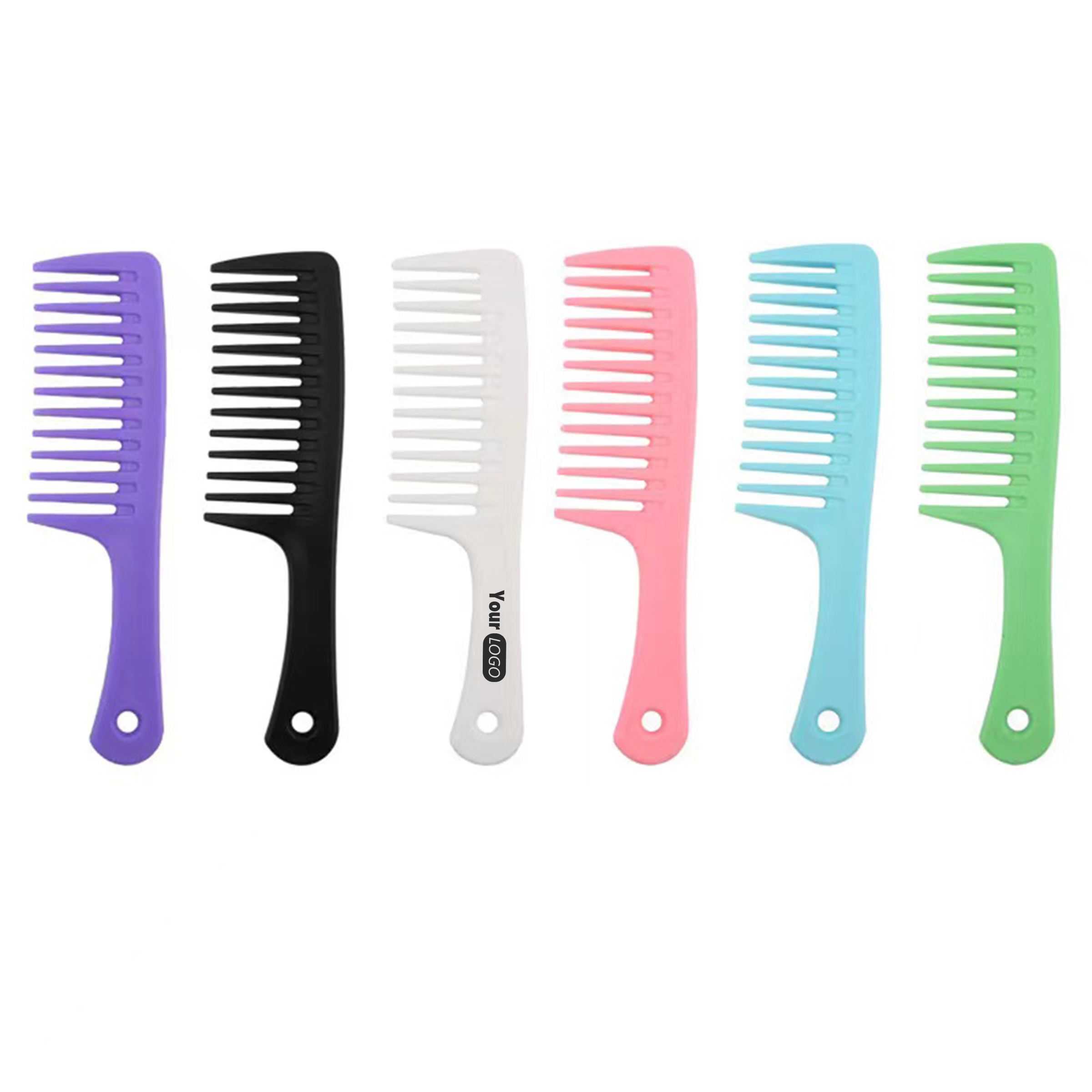 Plastic Wide Tooth Hair Comb 6