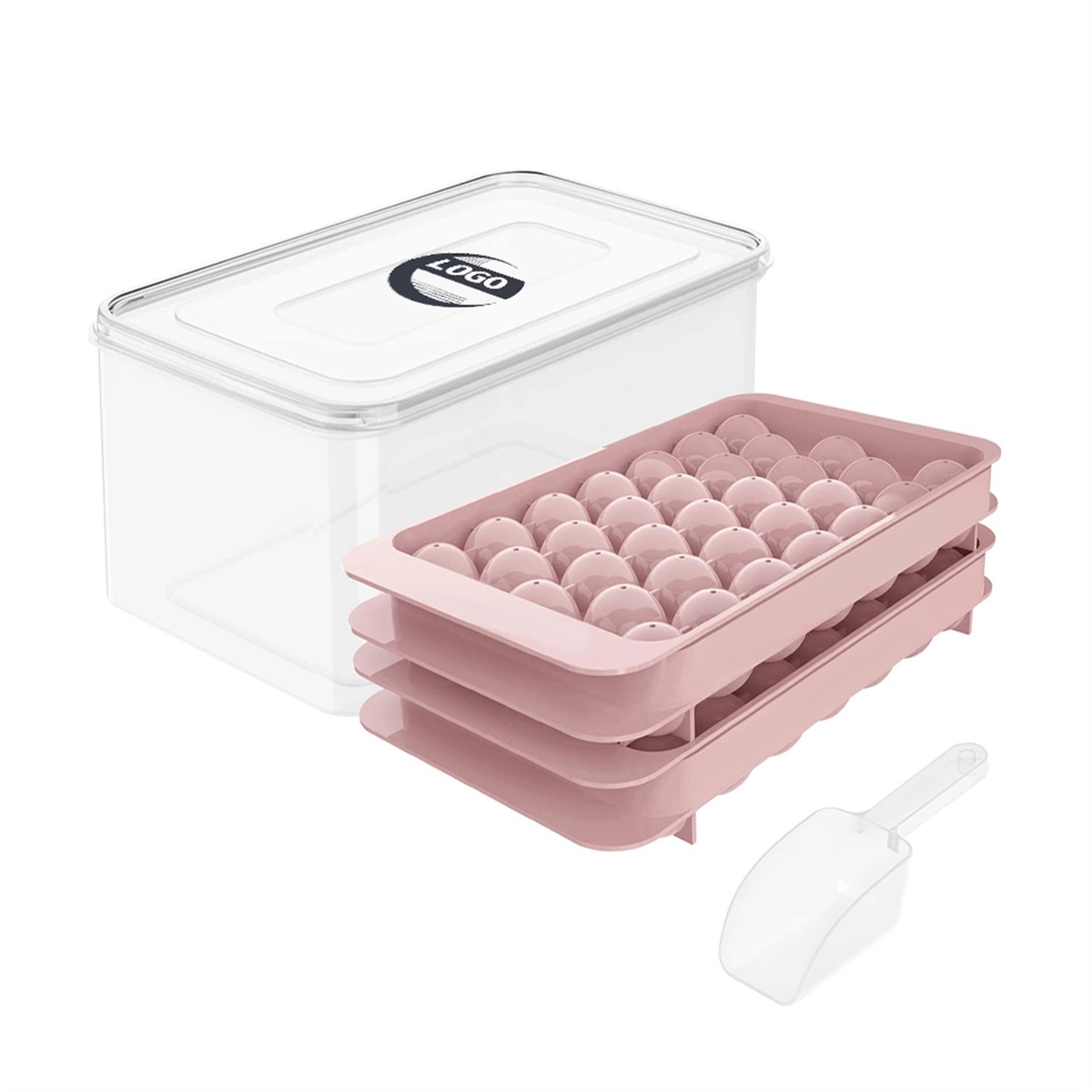 Ice cube trays with Container 6